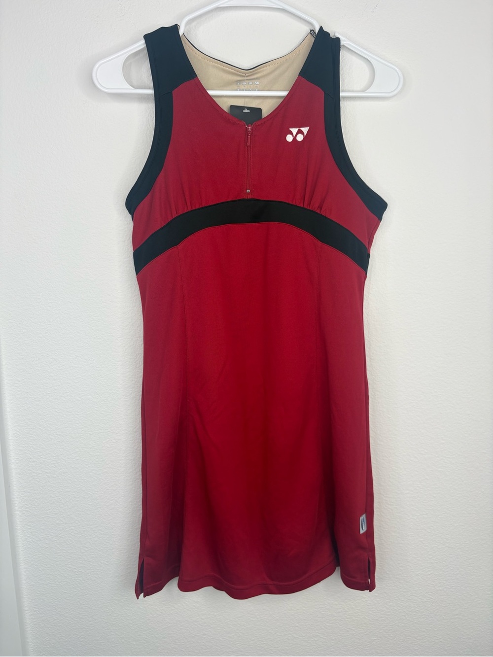 Yonex Women's Red & Black Athletic Tennis Dress